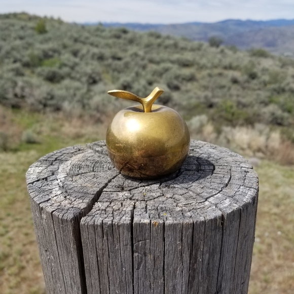 Other - Antique Brass Apple Bell